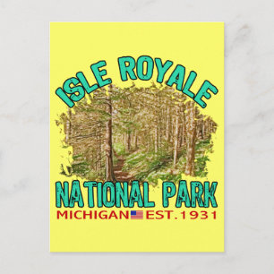 Postal Parque nacional Isle Royale, Michigan