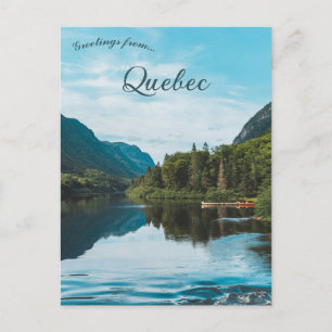 Postal Parque Nacional Jacques Cartier Quebec Canadá
