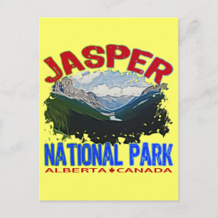 Postal Parque Nacional Jasper, Alberta Canadá