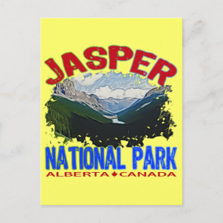 Postal Parque Nacional Jasper, Alberta Canadá