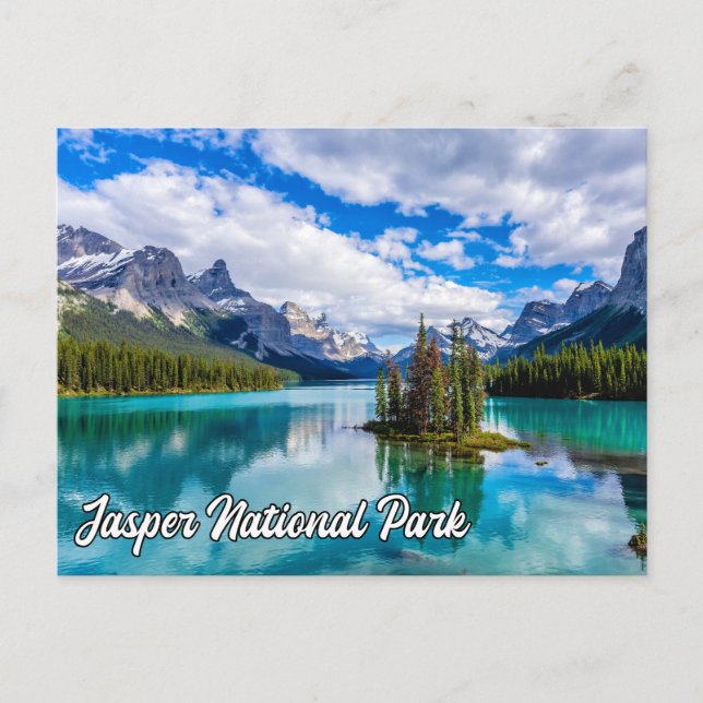 Postal Parque Nacional Jasper, Alberta, Canadá (Anverso)
