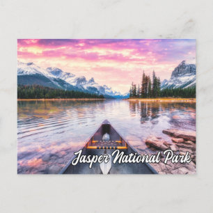 Postal Parque Nacional Jasper, Alberta, Canadá