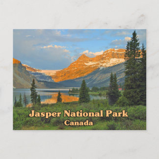 Postal Parque nacional Jasper Canadá