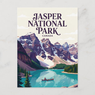 Postal Parque Nacional Jasper Canadá