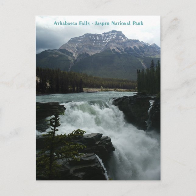 Postal Parque nacional Jasper Falls (Anverso)