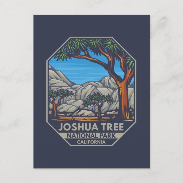 Postal Parque nacional Joshua Tree (Anverso)