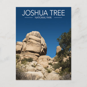 Postal Parque nacional Joshua Tree con estilo Viaje