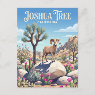 Postal Parque Nacional Joshua Tree EE. UU.
