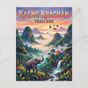 Postal Parque Nacional Kaeng Krachan Tailandia