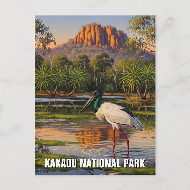 Postal Parque nacional Kakadu Australia (Anverso)