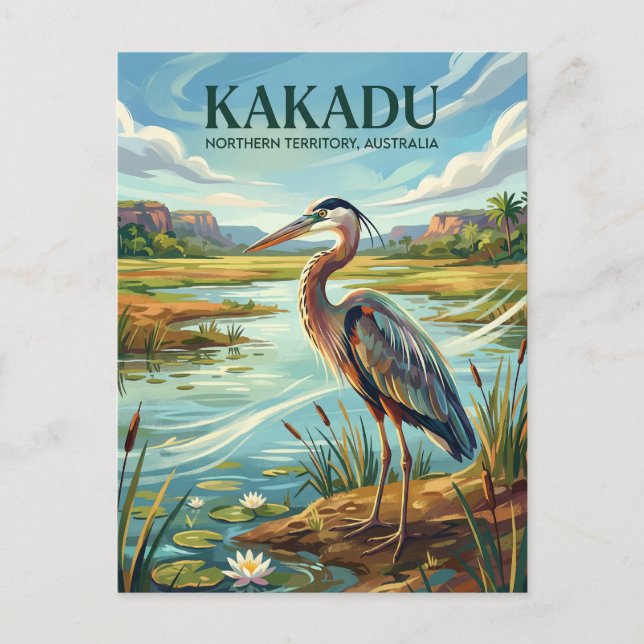 Postal Parque Nacional Kakadu Australia (Anverso)