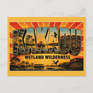 Postal Parque Nacional Kakadu Humedal Desierto