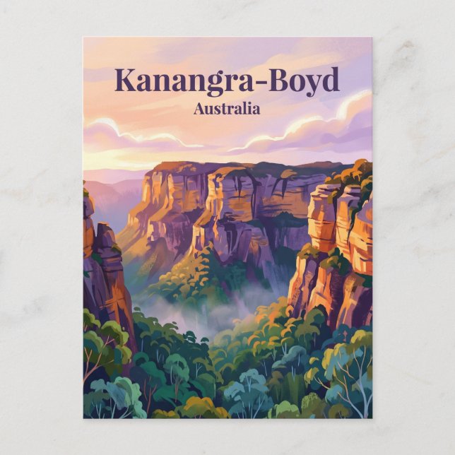 Postal Parque Nacional Kanangra-Boyd Australia (Anverso)