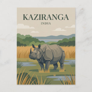 Postal Parque Nacional Kaziranga India