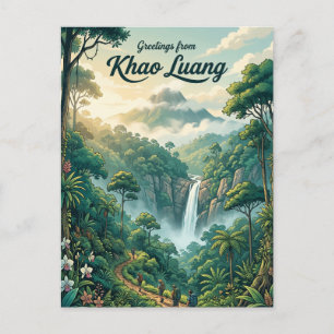 Postal Parque Nacional Khao Luang Tailandia