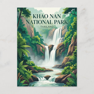 Postal Parque Nacional Khao Nan Tailandia