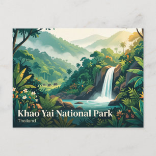 Postal Parque Nacional Khao Yai Tailandia
