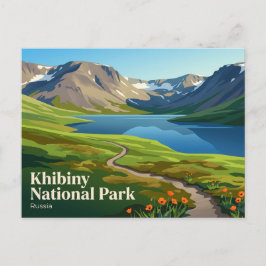 Postal Parque Nacional Khibiny Rusia