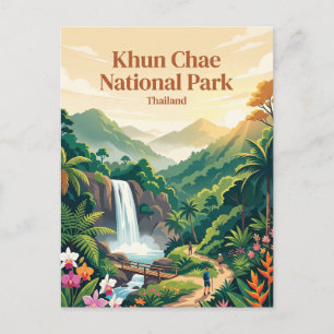 Postal Parque Nacional Khun Chae Tailandia