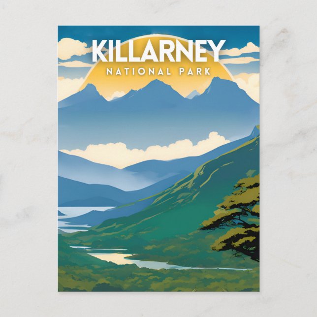 Postal Parque nacional Killarney (Anverso)