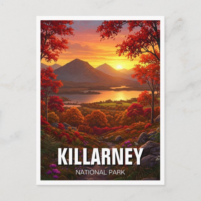 Postal Parque nacional Killarney (Anverso)