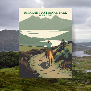 Postal Parque nacional Killarney Viajes de equitación