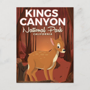 Postal Parque nacional Kings Canyon California