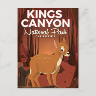 Postal Parque nacional Kings Canyon California