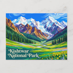 Postal Parque Nacional Kishtwar India