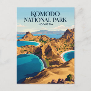 Postal Parque Nacional Komodo Indonesia