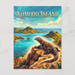 Postal Parque Nacional Komodo Indonesia