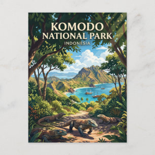 Postal Parque Nacional Komodo, Labuan Bajo Indonesia
