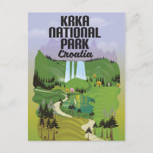 Postal Parque nacional Krka Croacia