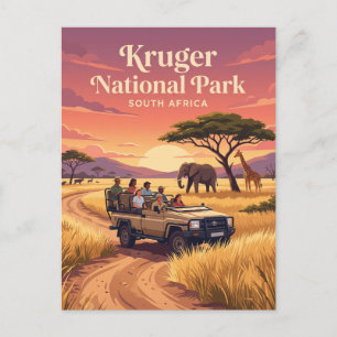 Postal Parque Nacional Kruger Sudáfrica