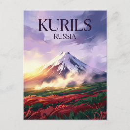 Postal Parque Nacional Kurils Rusia