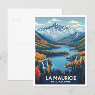 Postal Parque nacional La Mauricie Quebec Canadá Viaje