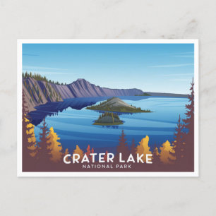 Postal Parque nacional Lago Crater