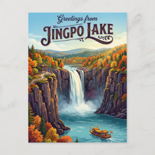Postal Parque Nacional Lago Jingpo China