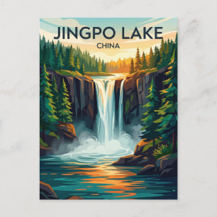 Postal Parque Nacional Lago Jingpo China
