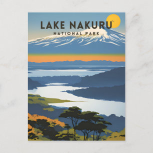 Postal Parque nacional Lago Nakuru Viajes tradicionales