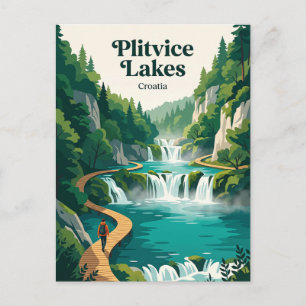 Postal Parque Nacional Lagos de Plitvice Croacia