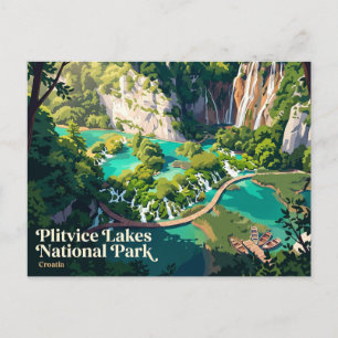 Postal Parque Nacional Lagos de Plitvice Croacia