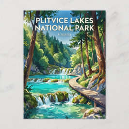 Postal Parque Nacional Lagos de Plitvice Croacia