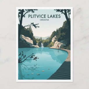 Postal Parque Nacional Lagos de Plitvice Korenica Croacia
