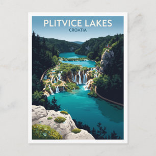 Postal Parque Nacional Lagos de Plitvice Korenica Croacia