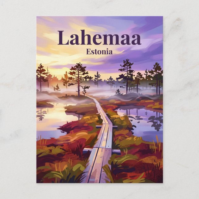 Postal Parque Nacional Lahemaa Estonia (Anverso)