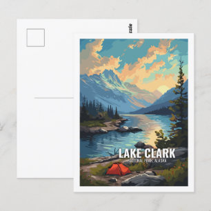 Postal Parque nacional Lake Clark Alaska Estados Unidos