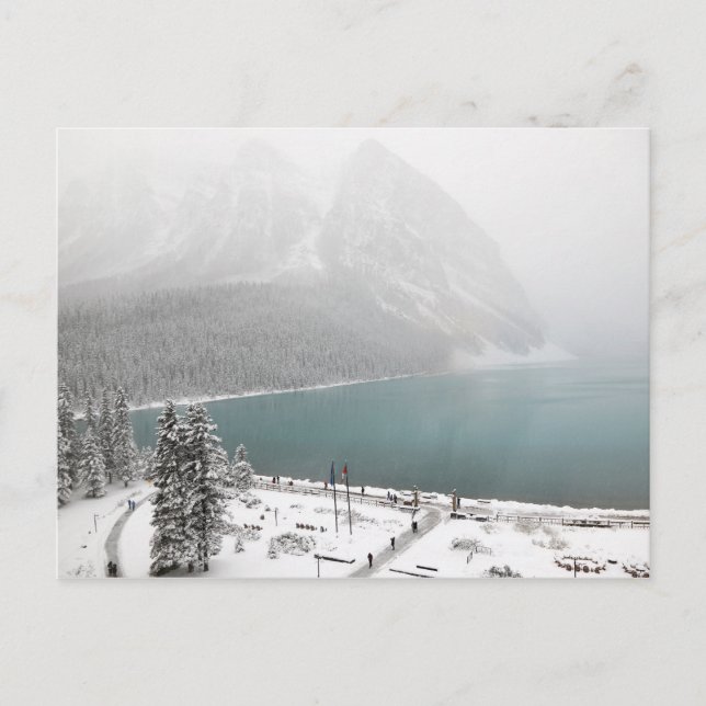 Postal Parque nacional Lake Louise Banff, Canadá (Anverso)