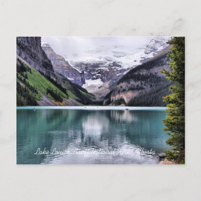 Postal Parque nacional Lake Louise Banff Postcard Alberta (Anverso)