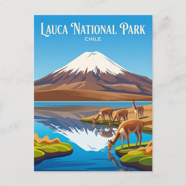 Postal Parque Nacional Lauca Chile (Anverso)